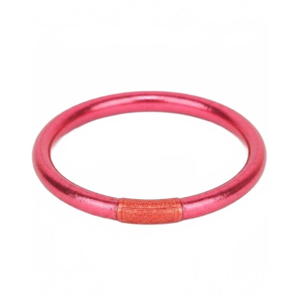 NEW BUDHAGIRL all weather bangles in pink